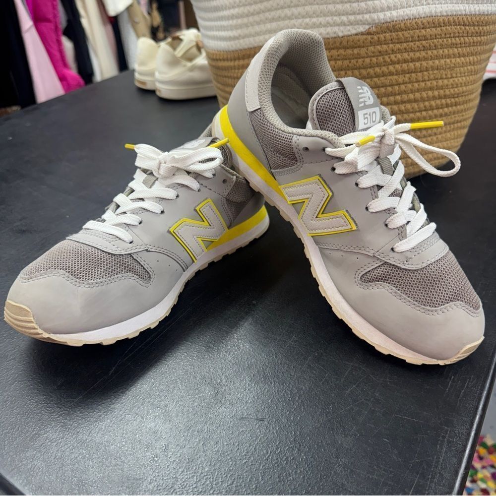 New Balance 510 Gray Yellow Sneakers Women’s 8.5 – Excellent Condition - Picture 2 of 9